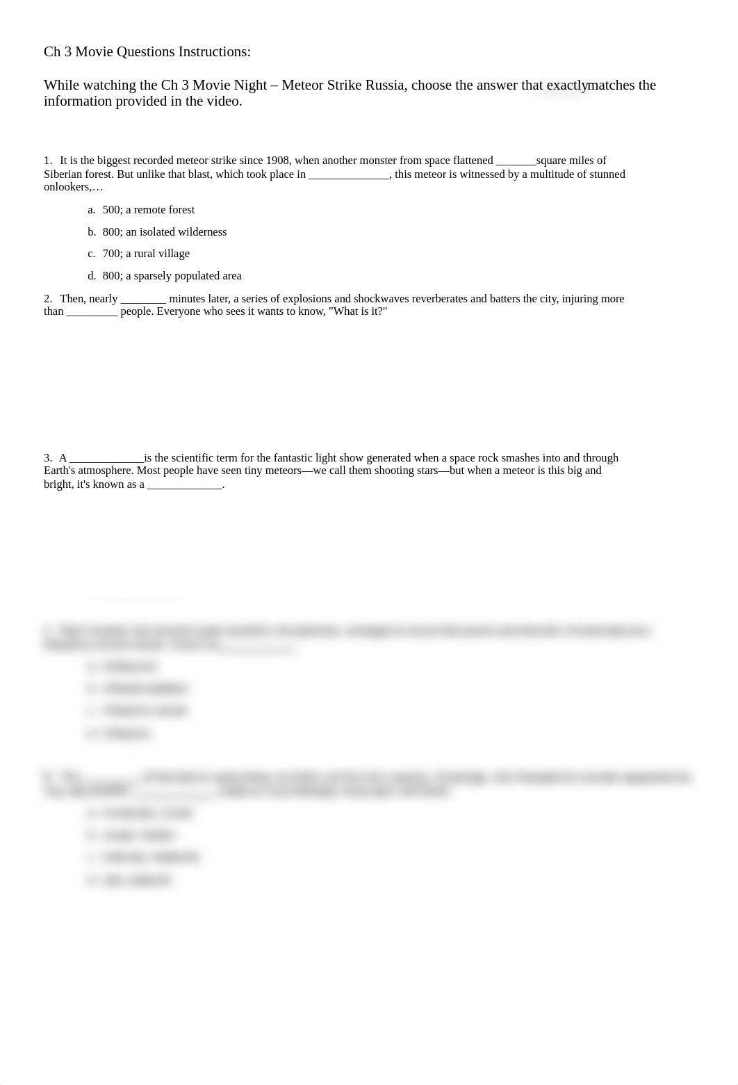 Ch 3 Movie night printable questions - Meteor Strike Russia.docx_dv0lnbsi5rc_page1