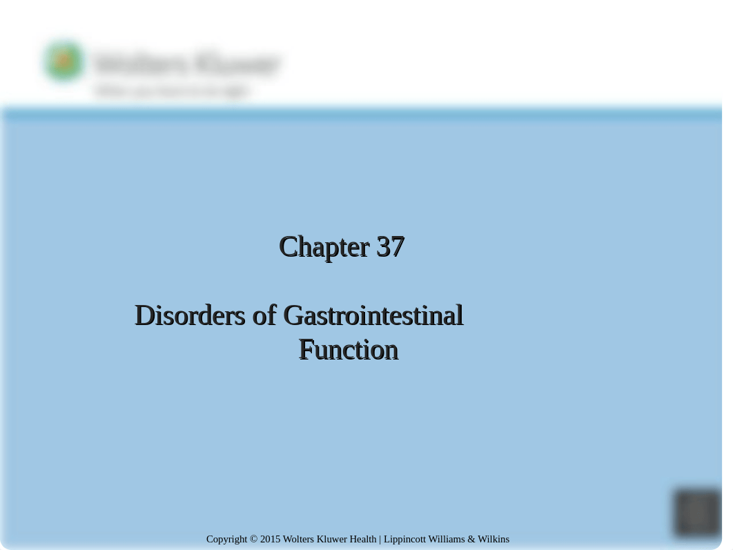 Chapter37 Disorders of Gastrointestinal Function.pptx_dv0qmz1emuf_page1