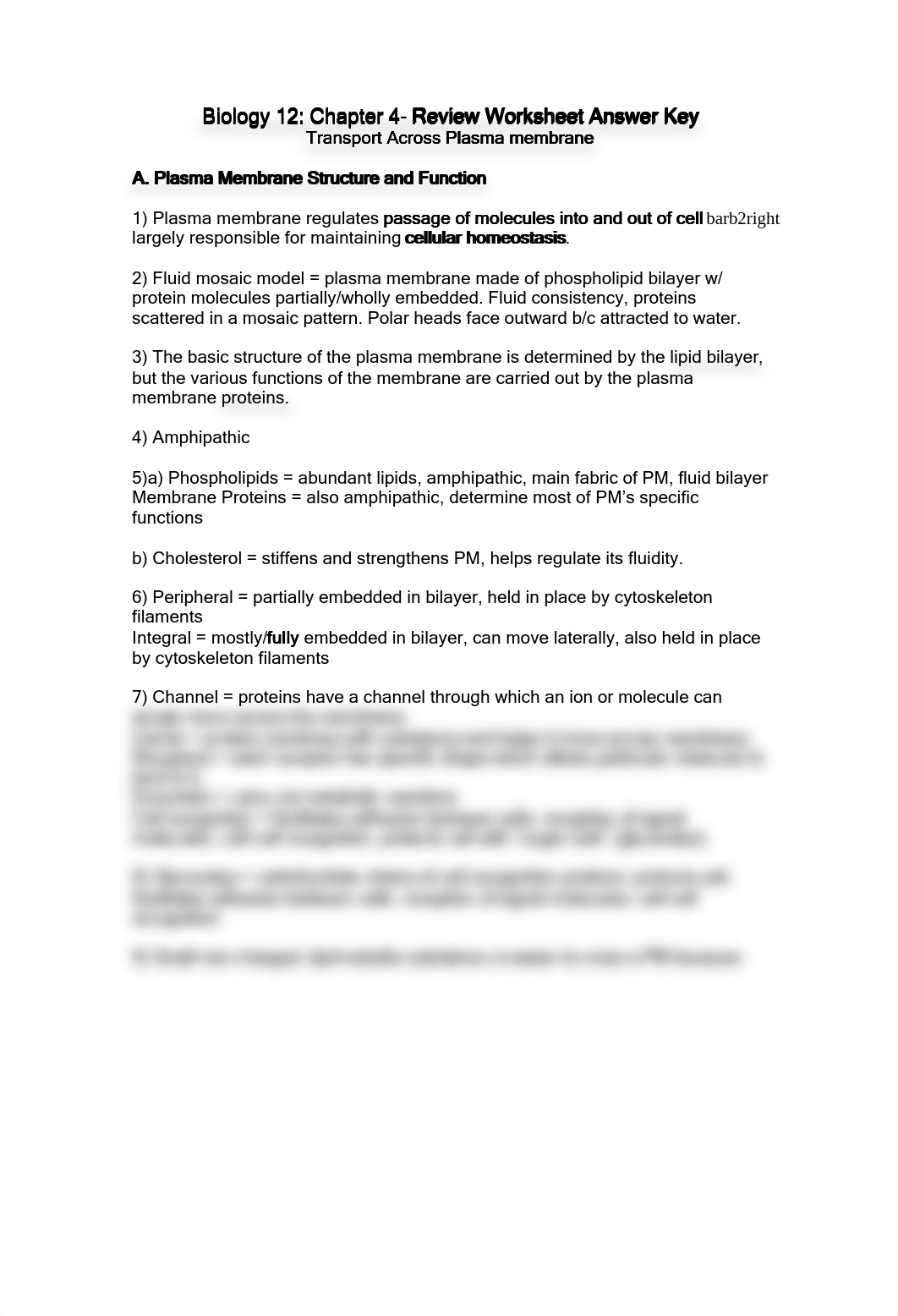 Biology 12 - Unit E - Cell Processes and Applications - Transport Across Cell Membrane - Chapter 4 R_dv0qzjvd5sx_page1