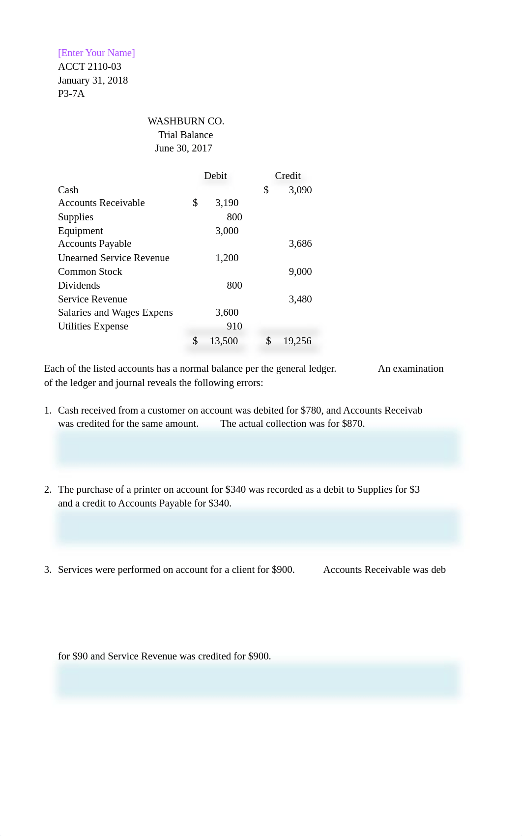 P3-7A 8th Ed Student template 1-31-18.xlsx_dv1s82tu7dt_page1