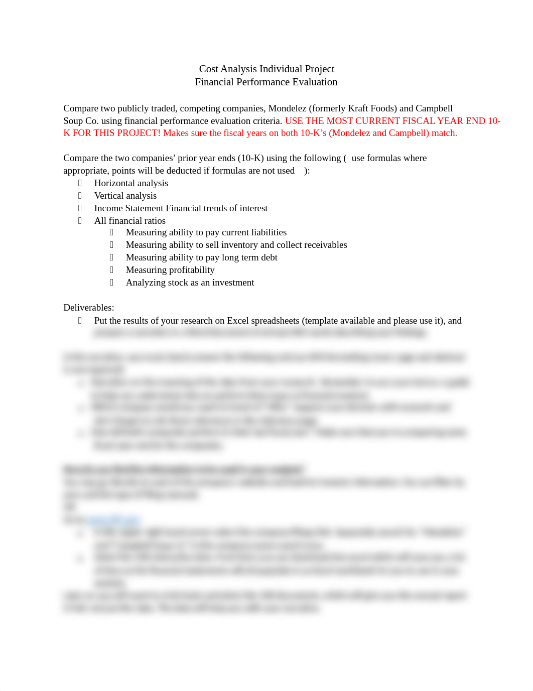 Cost Analysis Project Requirements - Mondelez and Campbell.docx_dv22vf5mt4z_page1