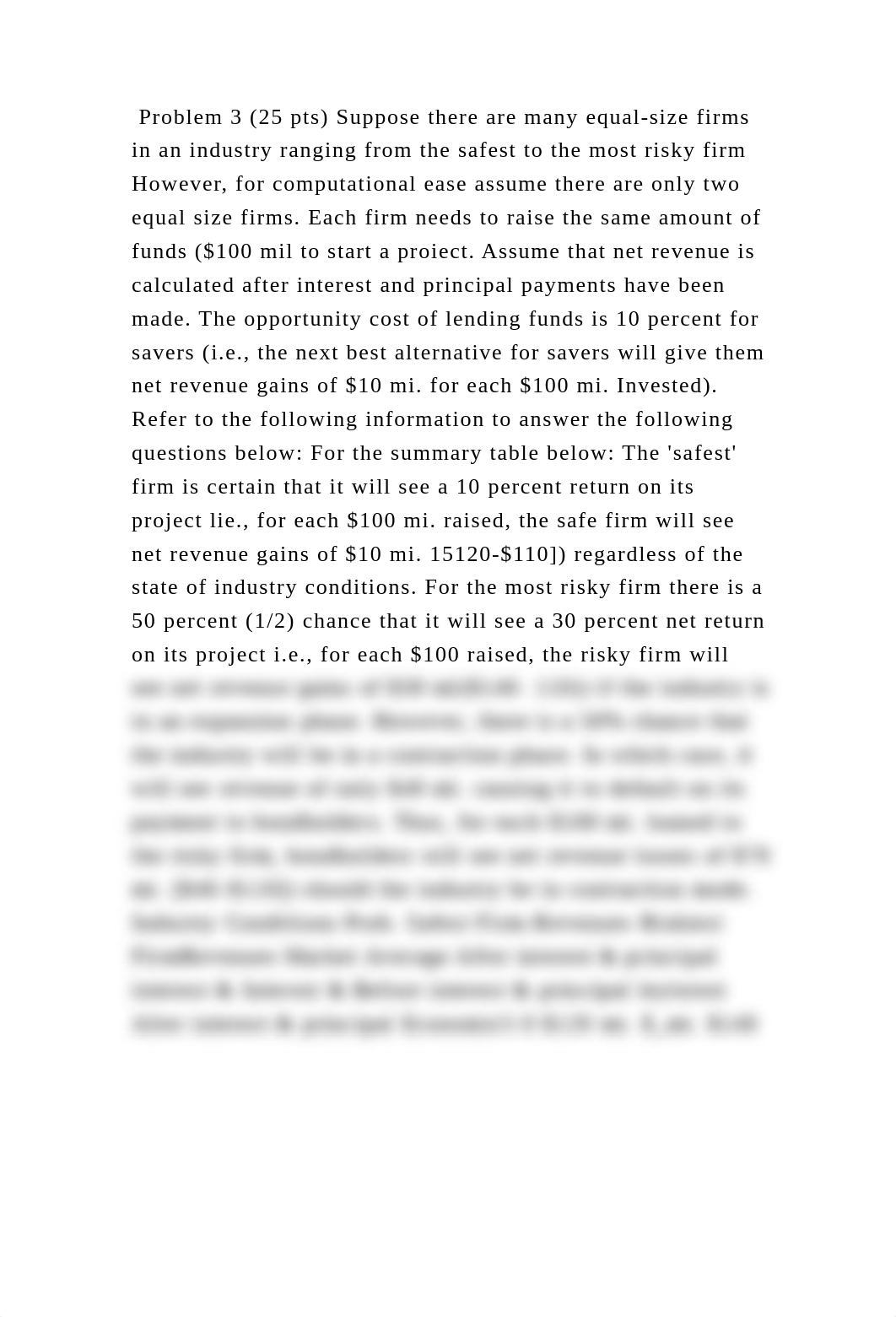 Problem 3 (25 pts) Suppose there are many equal-size firms in an indu.docx_dv277oaq51j_page3