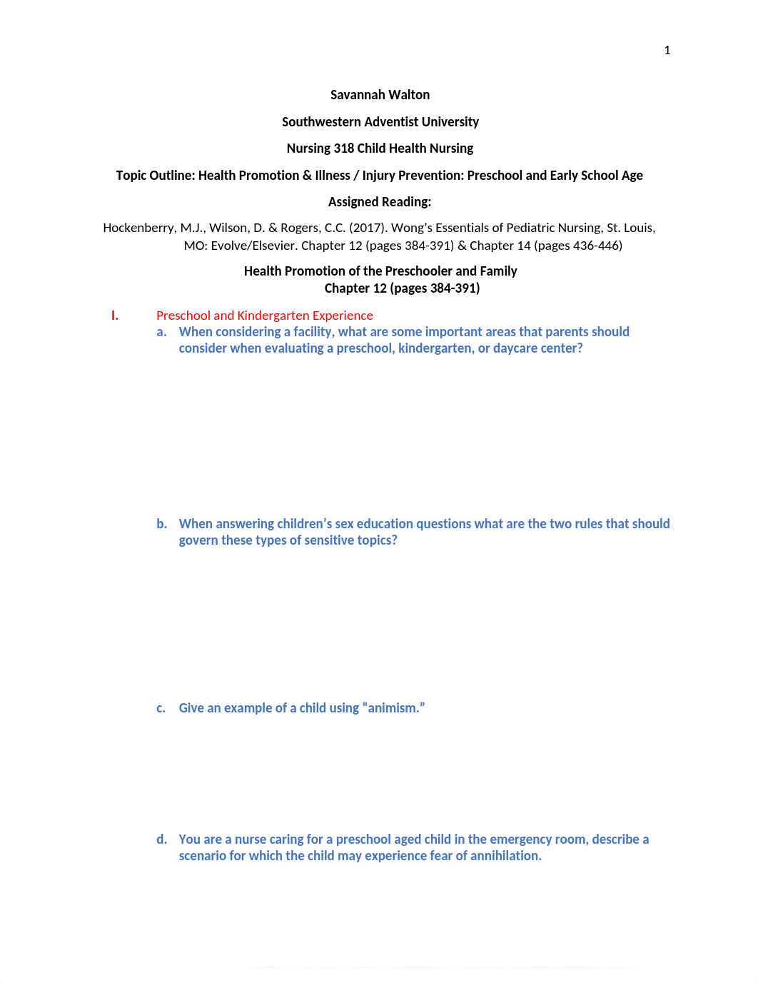 Health Promotion & Illness & Injury Prevention Preschool and Early School Age.docx_dv2arry6eis_page1