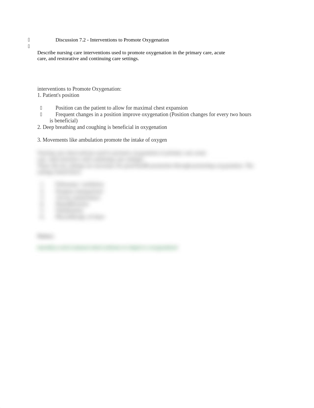 Discussion 7.2 - Interventions to Promote Oxygenation.docx_dv2r5yey0uy_page1