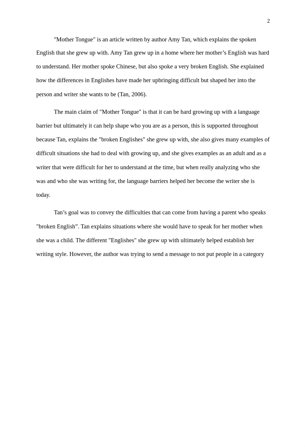 Critical Analysis Essay of Mother Tongue by Amy Tan.docx_dv2sv40do1n_page2