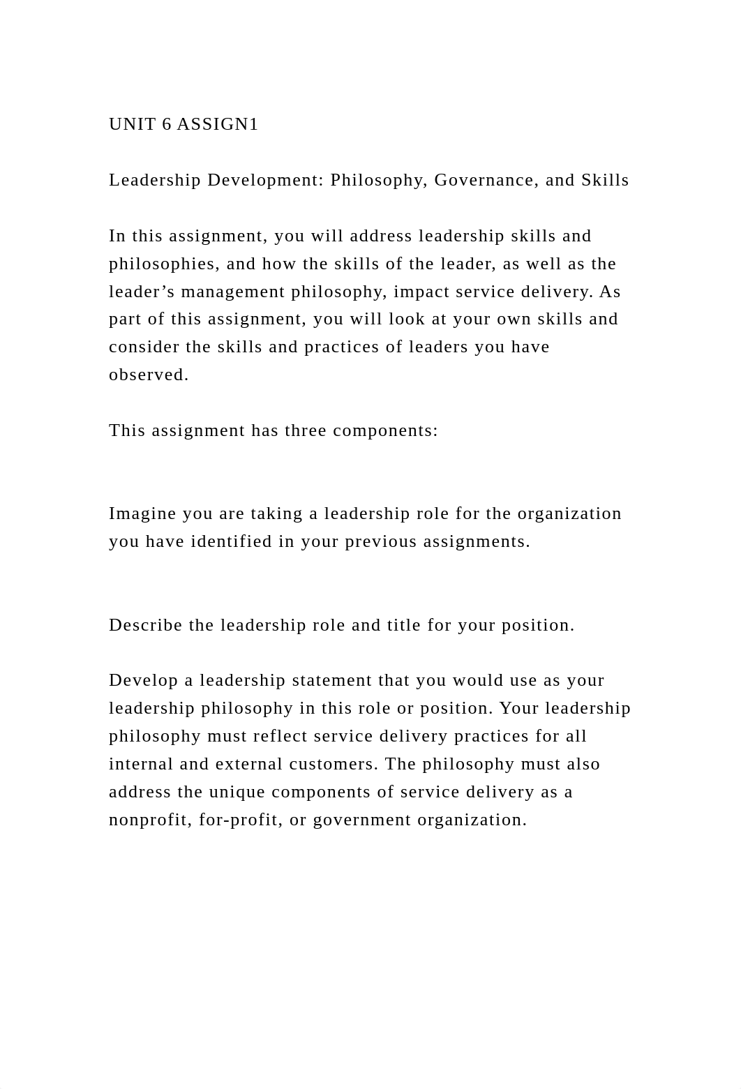 UNIT 6 ASSIGN1Leadership Development Philosophy, Governance, an.docx_dv30nwgk4yk_page2