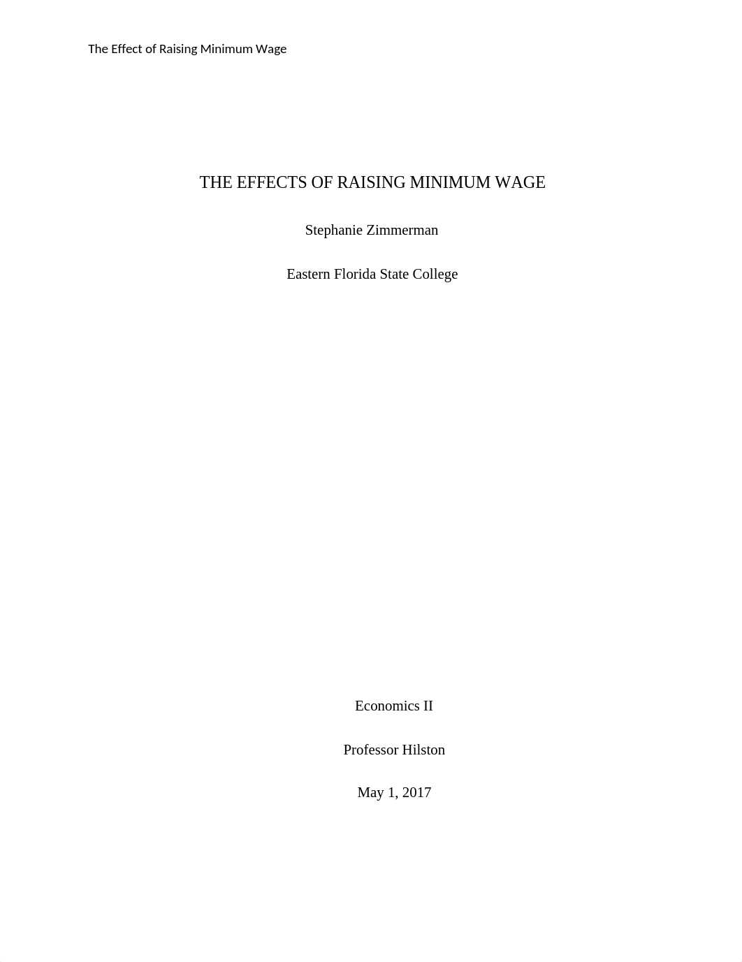 Effects of Raising Minimum Wage - Term Paper_dv31u2lzswn_page1