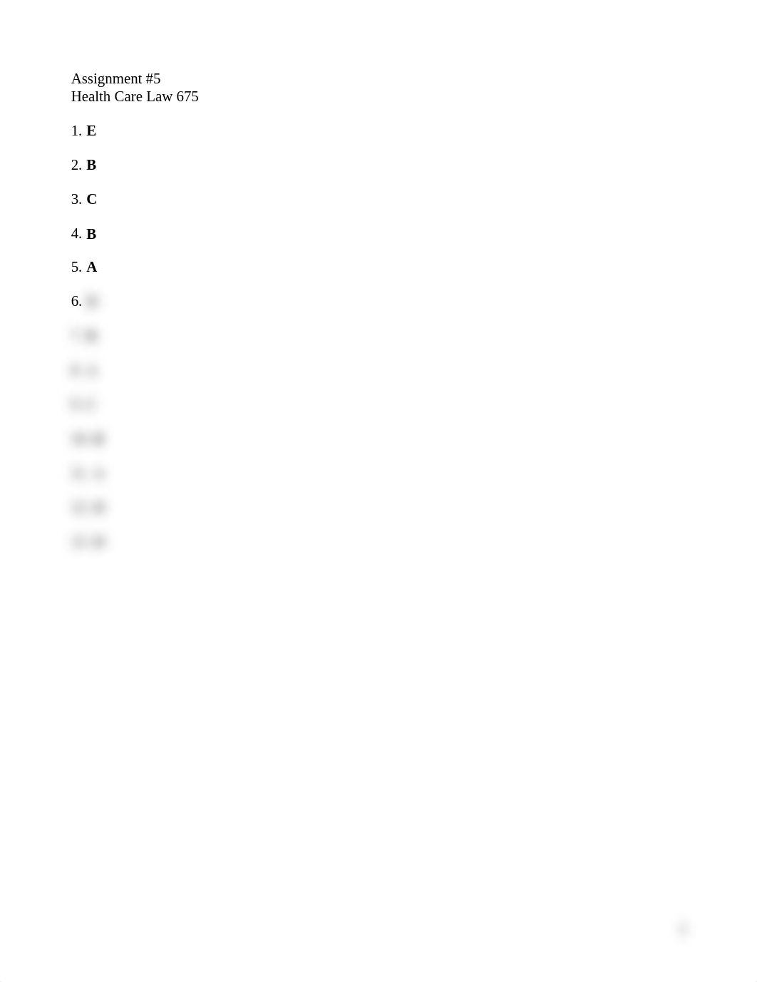 Health Care Law, Assignment #5, .docx_dv3bsld34bb_page1