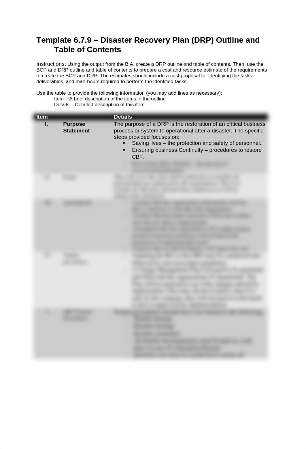 9 Disaster Recovery Plan (DRP) Outline and Table of Contents.docx_dv3fdc2lt1m_page1