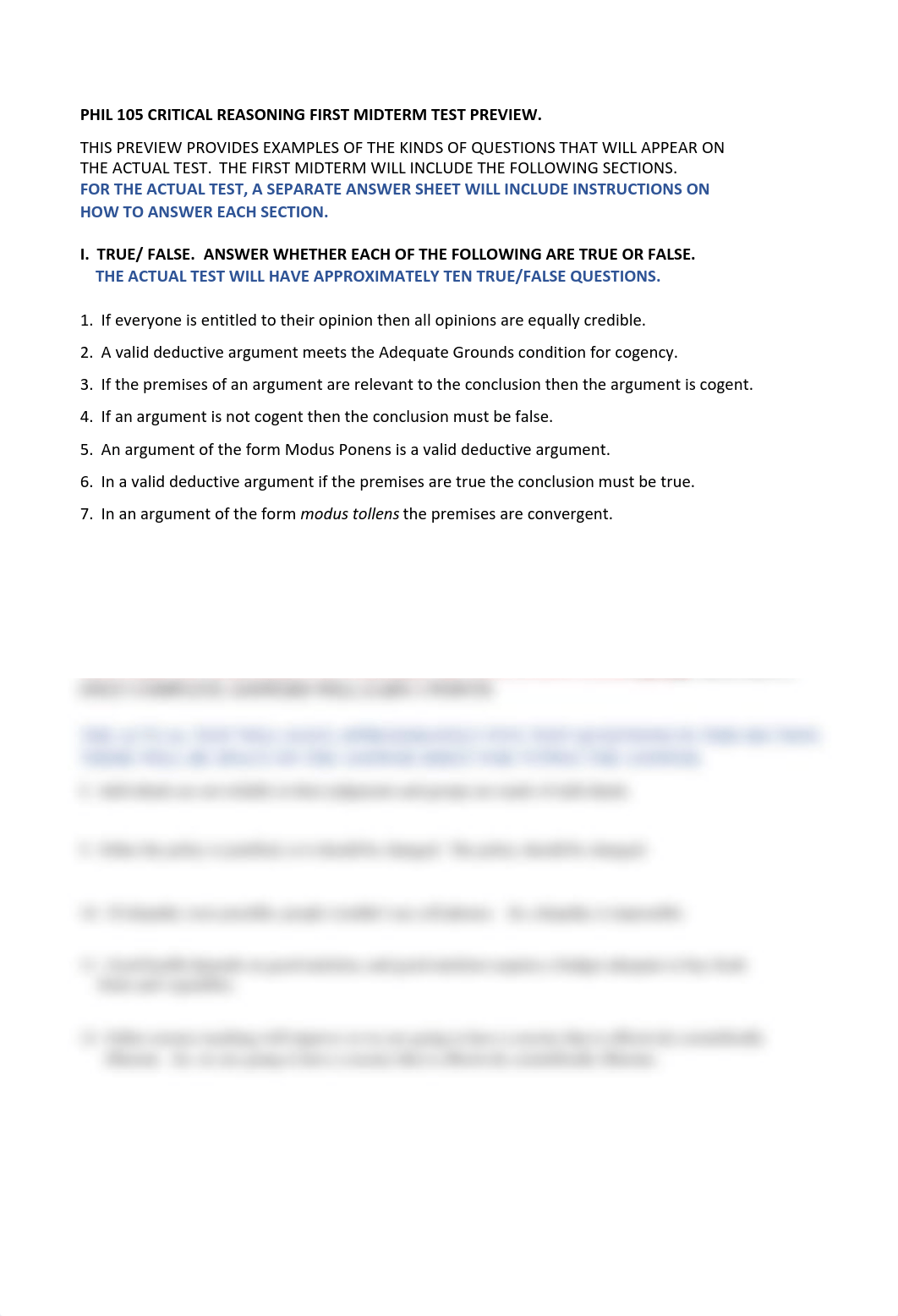 PHIL 105 CRITICAL REASONING FIRST MIDTERM TEST PREVIEW 2023.pdf_dv3hujxzwk2_page1