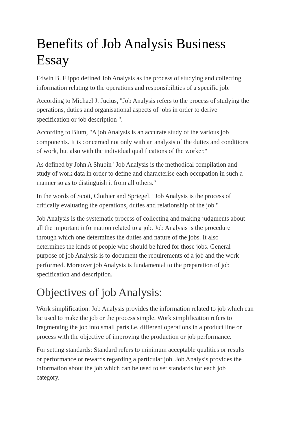 320155765-Benefits-of-Job-Analysis-Business-Essay.docx_dv3iqxslywd_page1