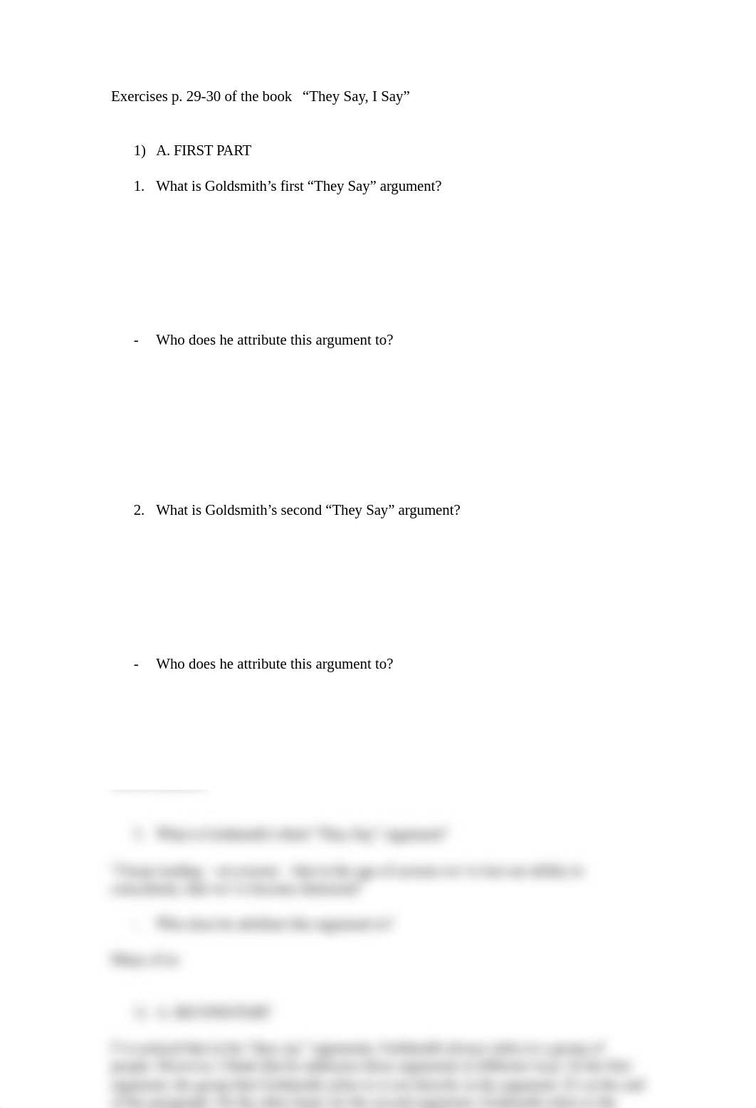 They Say, I Say - Exercise 2, pp. 29-30.docx_dv3wre0ckf0_page1