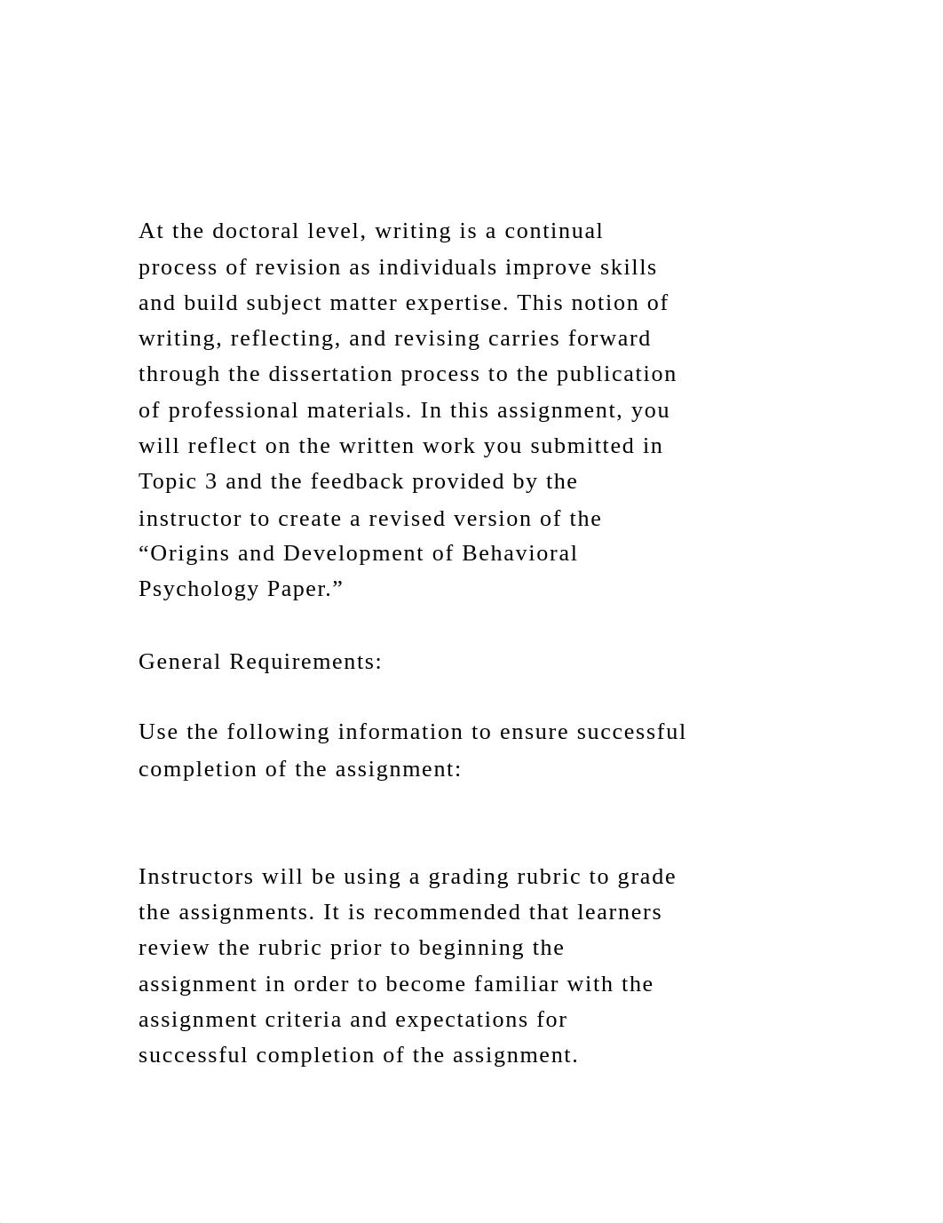 At the doctoral level, writing is a continual process of revisio.docx_dv49h256w70_page2