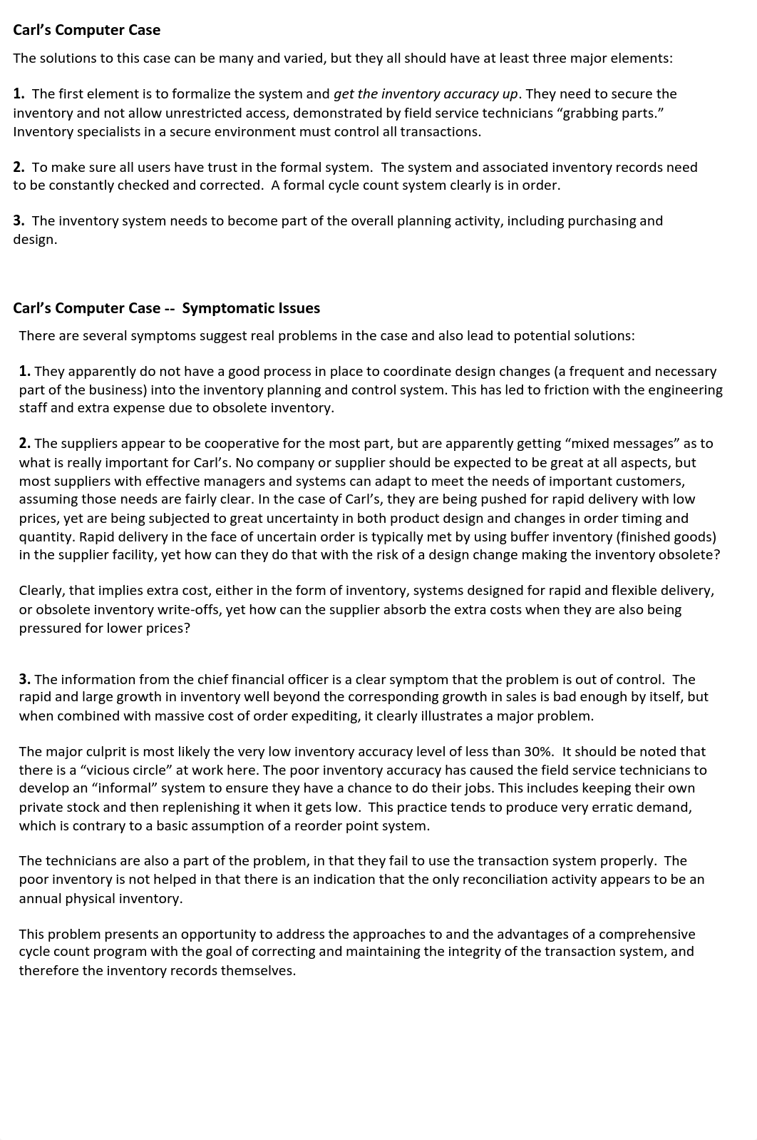 Assignment 4 Carl's Computer Case Suggested Solution.pdf_dv4l0hjx3dv_page1