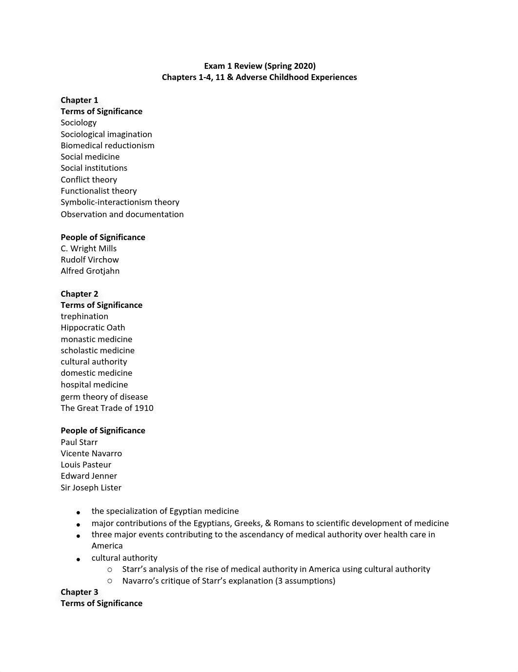 Exam 1 Review Sociology (Chs1, 2, 11, 3-4, Adverse Childhood Experiences)_SP20.pdf_dv4u0805seh_page1