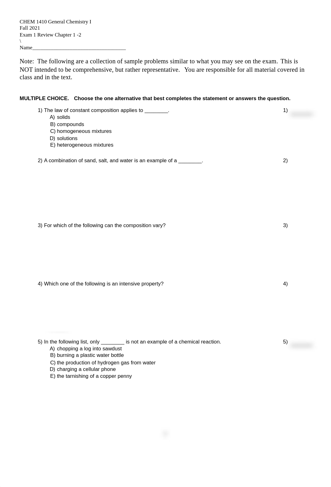 CHEM 1410 F21 Exam 1 Review.pdf_dv53sjlxw2l_page1