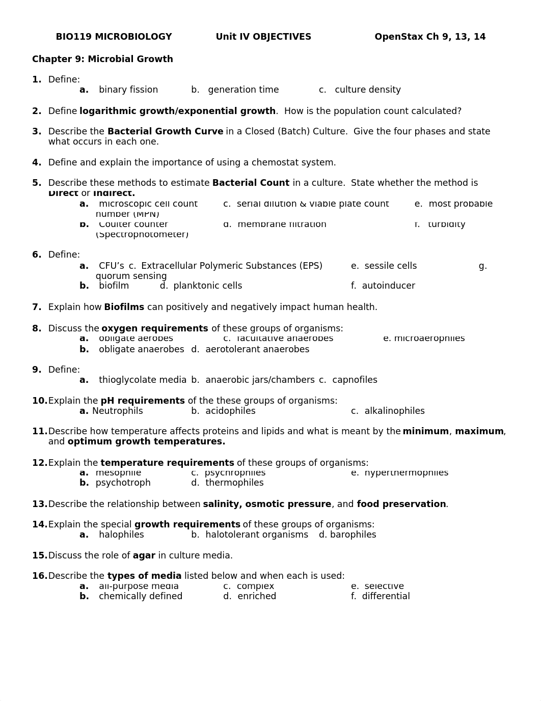 BIO 119 Unit IV Objectives.docx_dv5afl7dcdx_page1