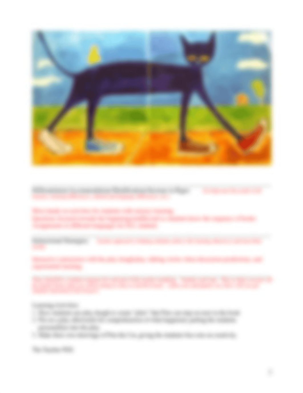 Reading Lesson Plan-Pete the Cat:White shoes.pdf_dv5bd7ke9yq_page2