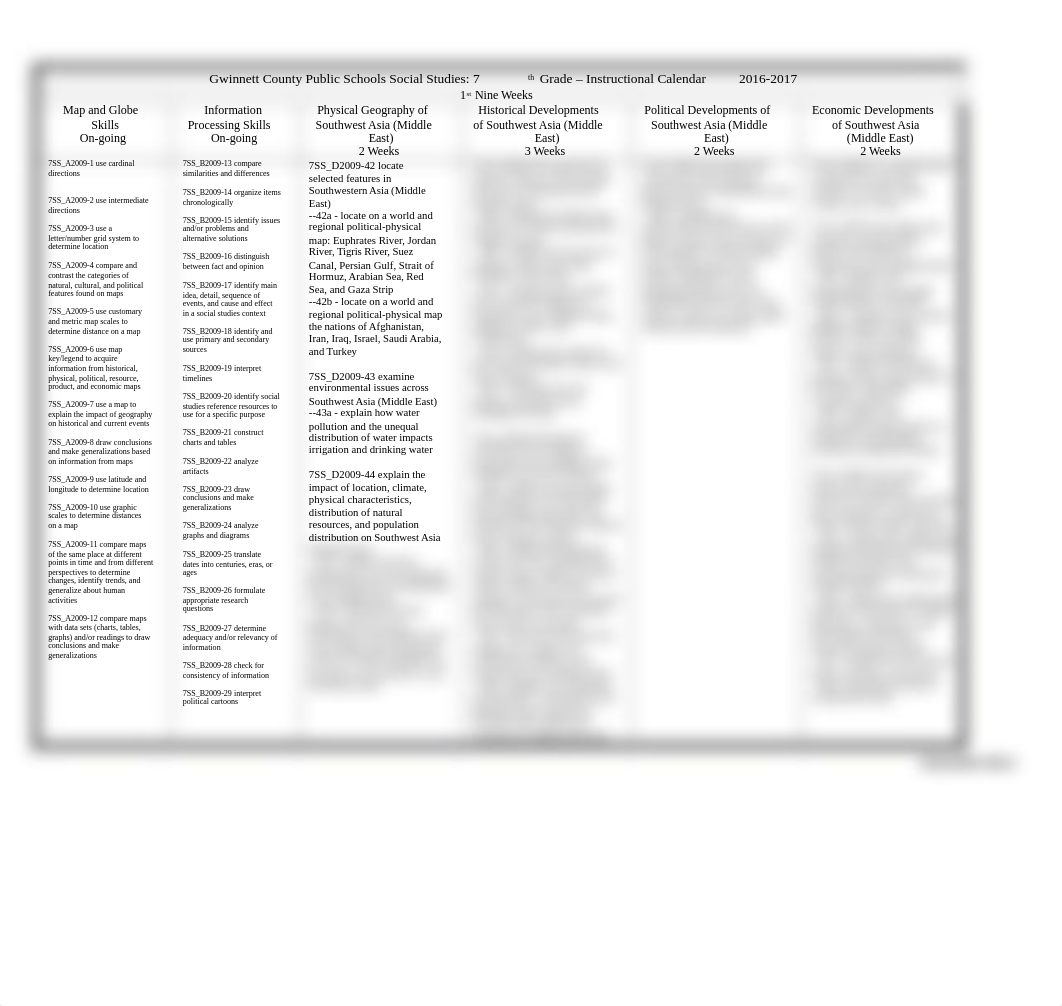 2016-2017 7th Social Studies Instructional Calendar Template.docx_dv61617o90a_page1