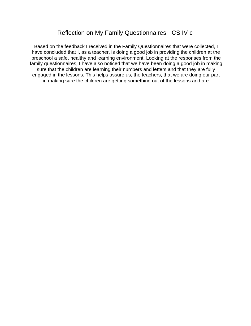 CDA - CS IV c - Reflection on My Family Questionnaires.docx_dv6g9dev7pk_page1