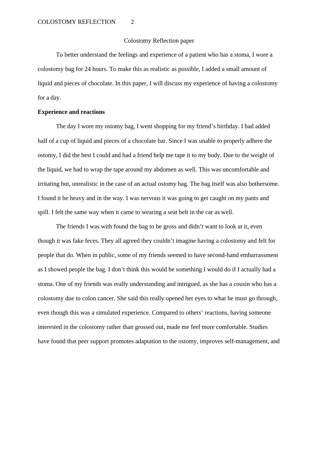 Colostomy Reflection paper.docx_dv6kmu6mbpx_page2