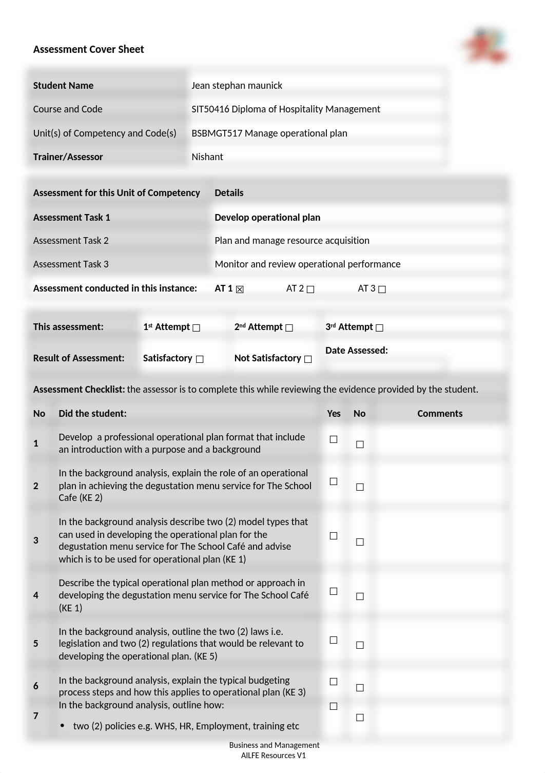 BSBMGT517 Assessment Task 1_Operational Plan Report (Vol 1)_Student Workbook Template.docx_dv6tdfitpn1_page1