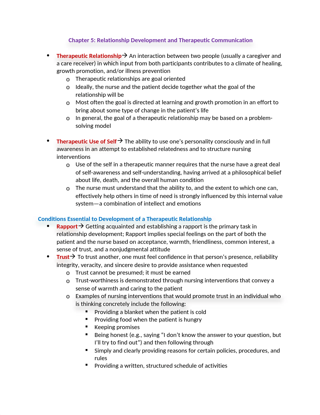 Chapter 5-Relationship development and  therapeutic communication.docx_dv71j1xok1t_page1