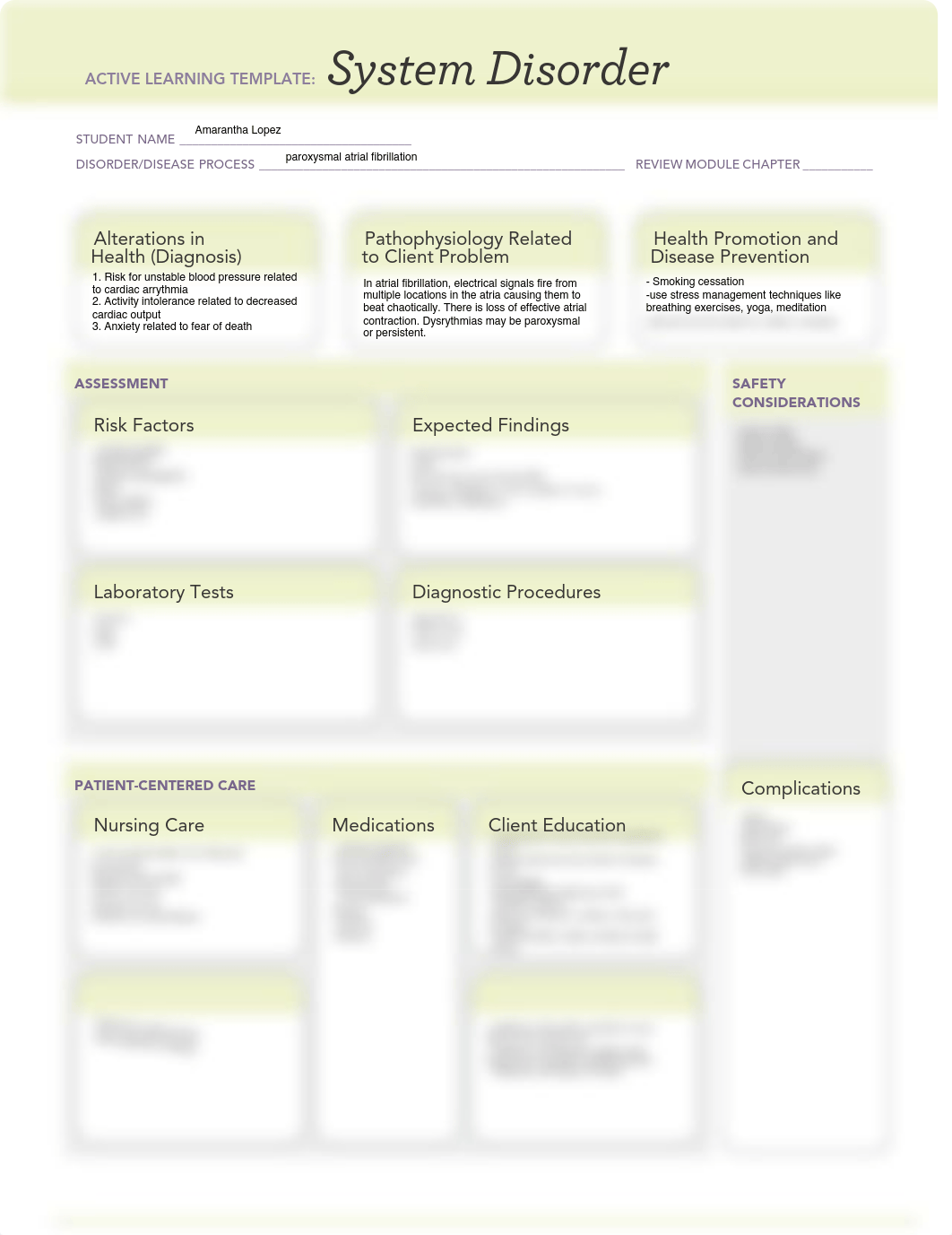 Paroxylmal atrial fibrillation_System disorder sheet template .pdf_dv7xrakeqnb_page1