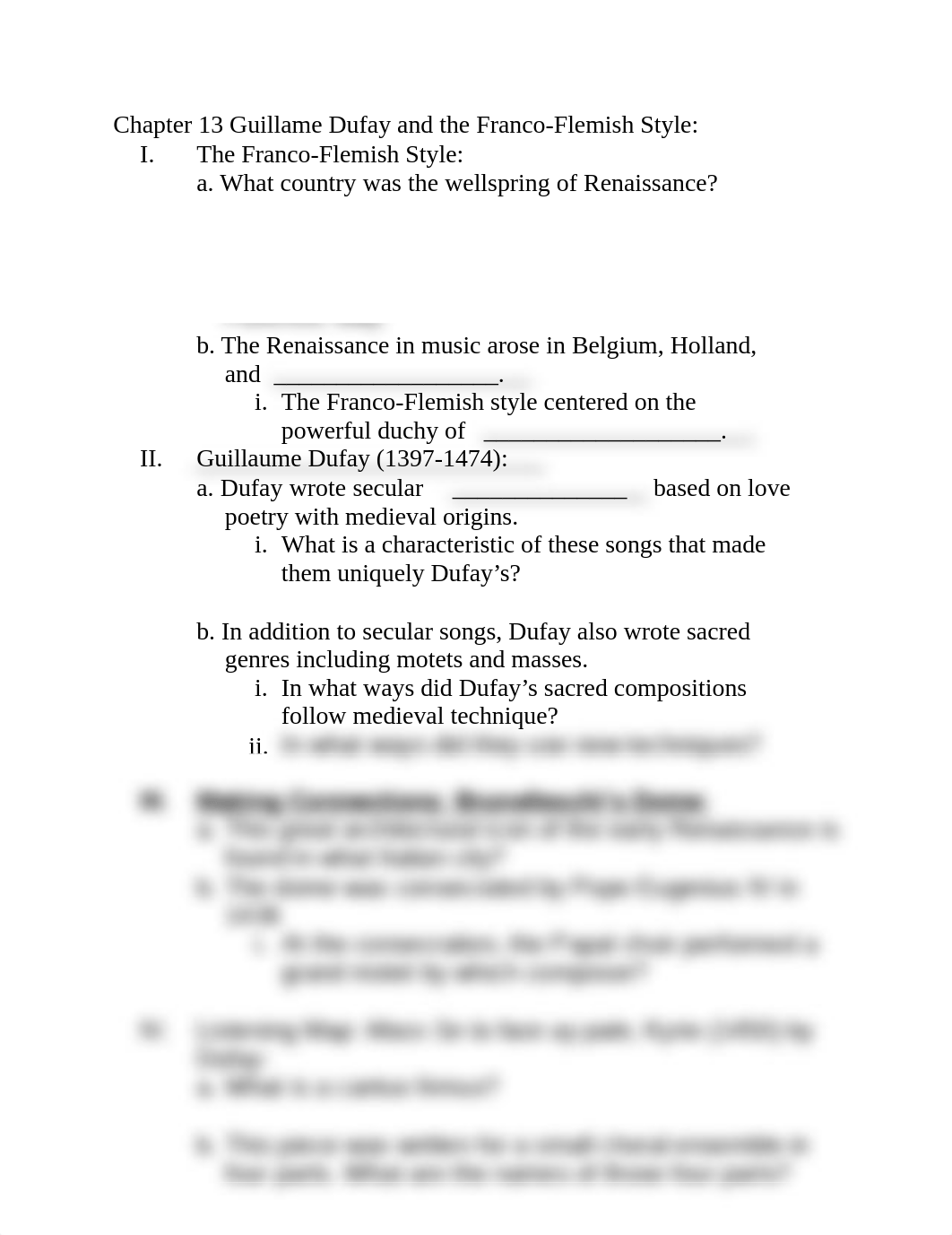 Todd 2e_SSO_Chapter 13 Guillame Dufay and the Franco-Flemish Style.docx_dv80066r4hg_page1