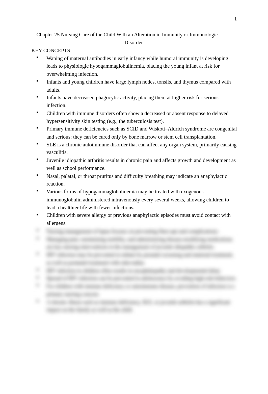 Chapter 25 Nursing Care of the Child With an Alteration in Immunity or Immunologic Disorder (dragged_dv82uwa4trm_page1