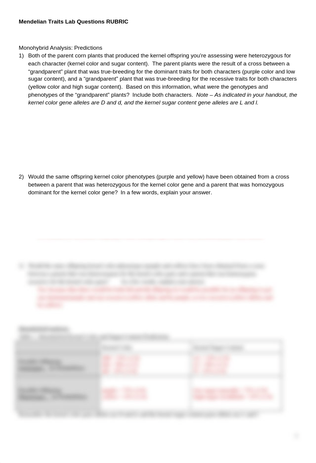 BIOL 001 F19 Mendelian Traits Lab Quest_RUBRIC.docx_dv83zjhqioy_page1