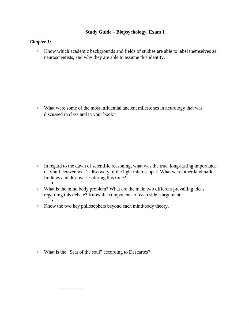 Study Guide for Exam 1 for UNG Biopsychology course.docx_dv8ip7d5ir9_page1