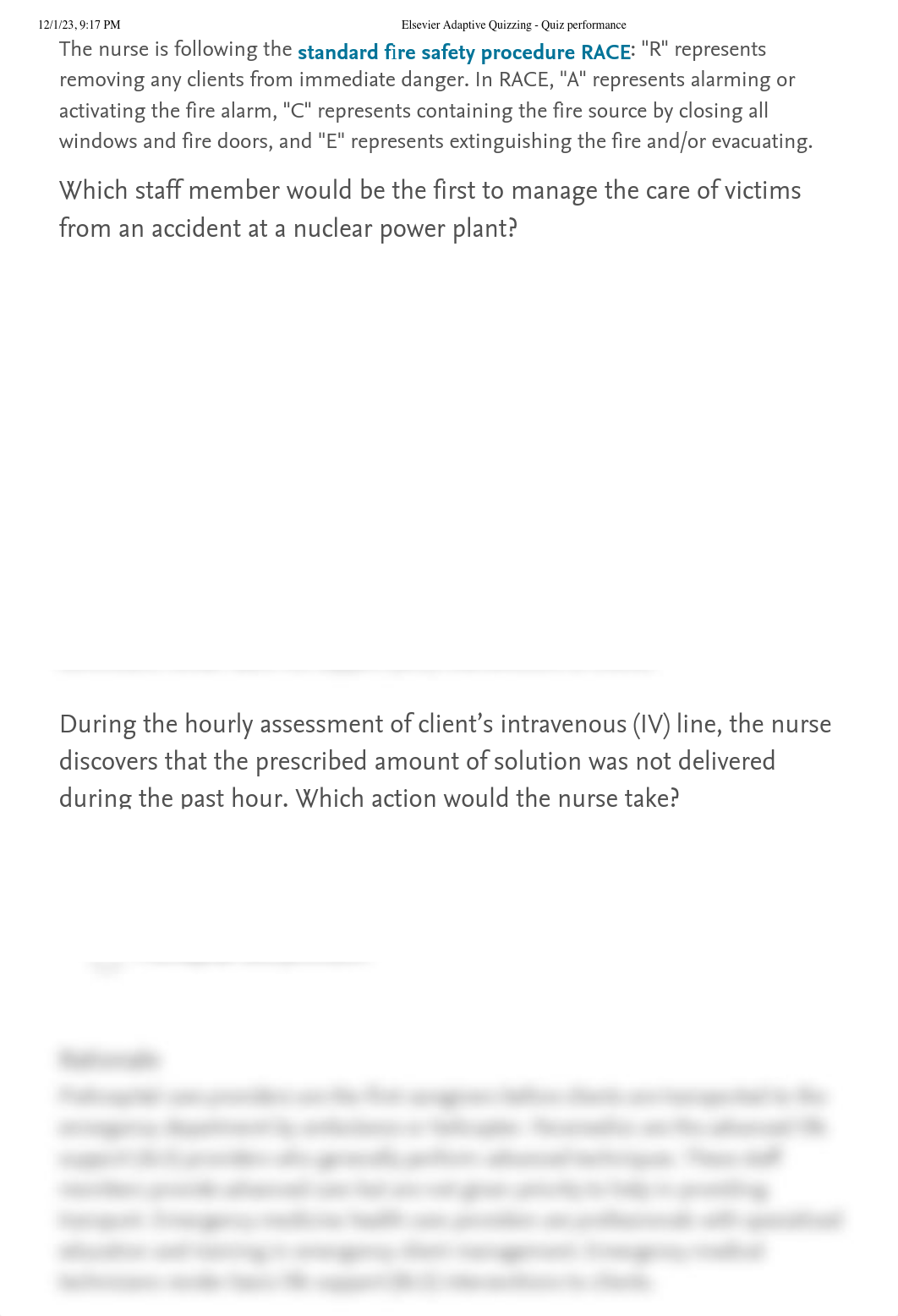 Elsevier Client Needs:Safe and Effective Care Environment Adaptive quiz Intermediate.pdf_dv8jw953l8u_page2