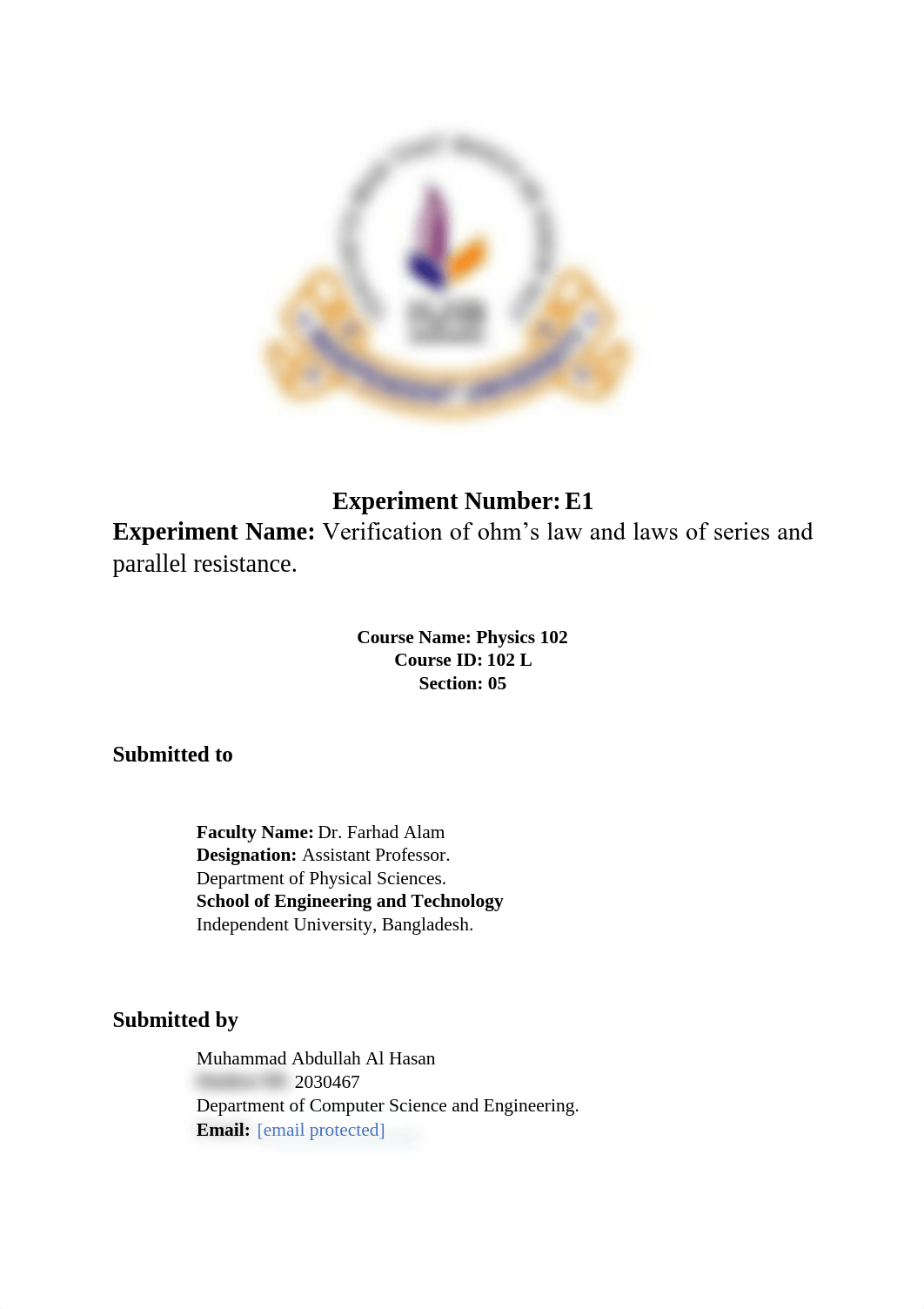 PHY 102 LAB E1,ID -2030467.pdf_dv8o0dfczxe_page1