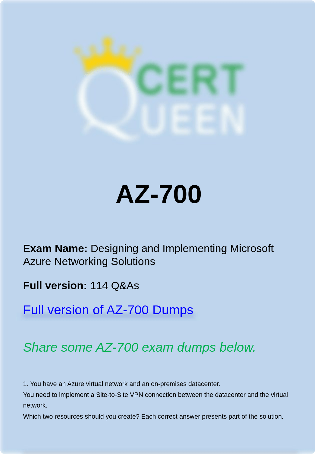 Microsoft AZ-700 exam update questions.pdf_dv8q7sgup8m_page1