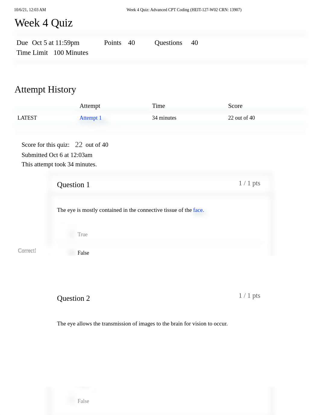 Week 4 Quiz_ Advanced CPT Coding (HEIT-127-W02 CRN_ 13907).pdf_dv8qv20kqkc_page1