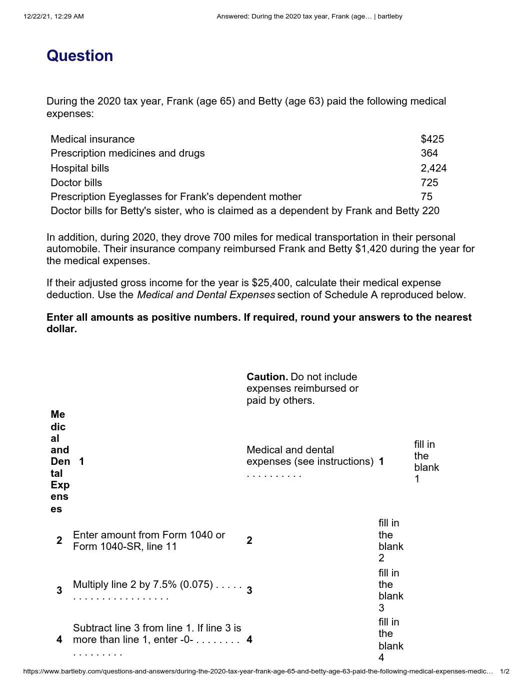 Answered_ During the 2020 tax year, Frank (age... _ bartleby.pdf_dv8yuewkk7r_page1