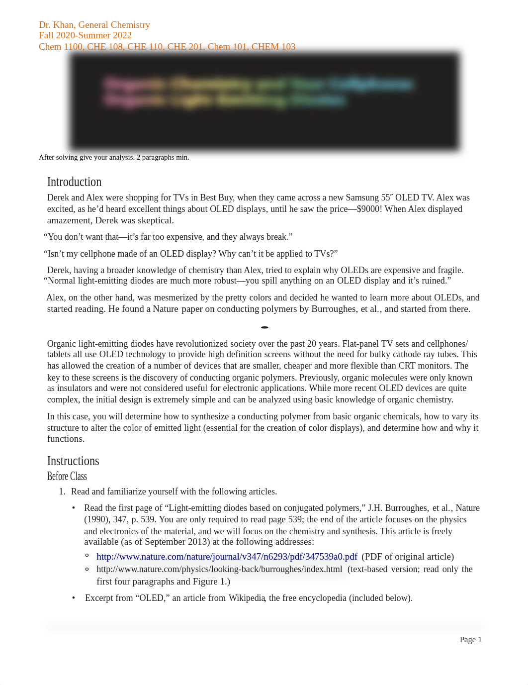 Case Study - Organic chemistry and your cell phones.docx_dv99x3g3wm9_page1