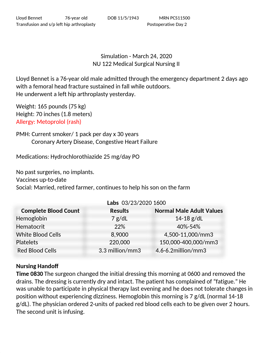 Hematology Simulation -  Lloyd Bennet - 24 March 2020 (1).docx_dv9cj38u694_page1