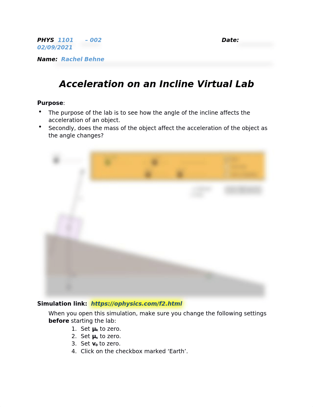 Lab#4- Acceleration on an incline Plane .docx_dv9fzoeyurp_page1