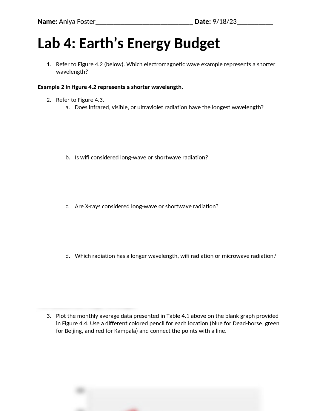 Lab 4. Earth's Energy Budget (Answer Sheet).AniyaFoster.docx_dv9qu3yqqk5_page1