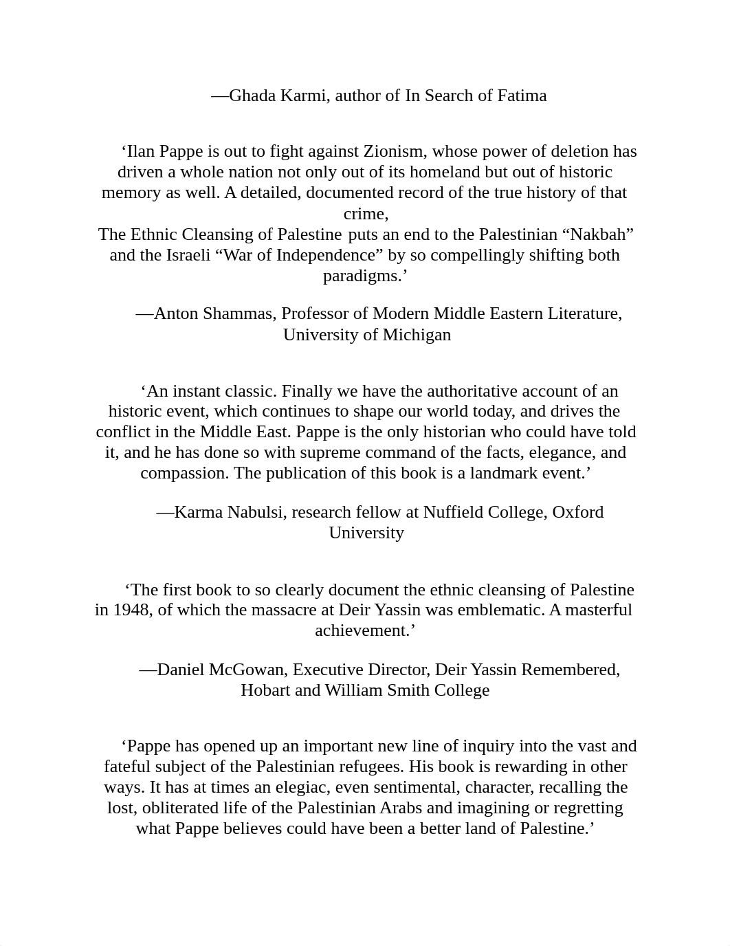 The Ethnic Cleansing of Palestine -- Ilan Pappe -- 50718th, 2006 -- Oneworld Publications -- 9781851_dv9yo5dpvza_page4