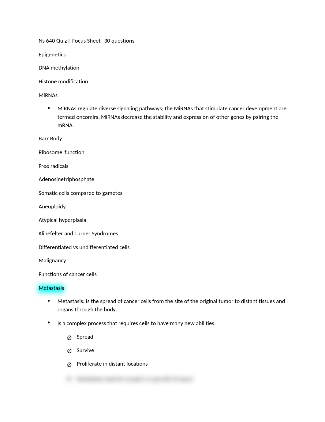 Quiz I  Neoplasia, GENETICS Focus SheetJC(1).doc_dvaomrvbgm2_page1