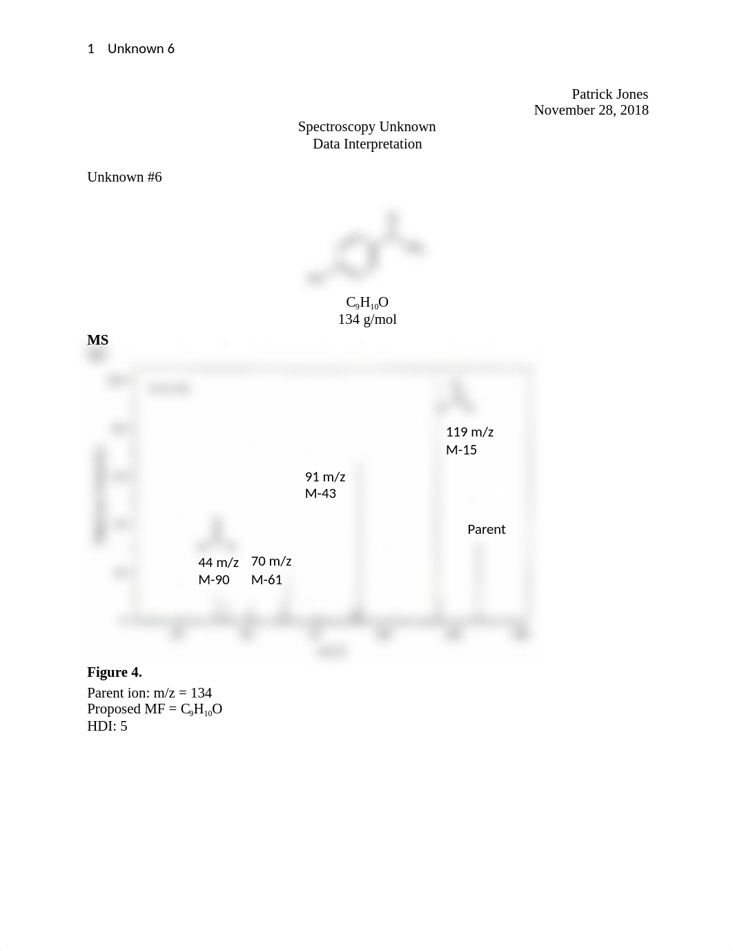 Organic Chemistry Final Lab Report of Unkown.docx_dvarsa88grk_page1