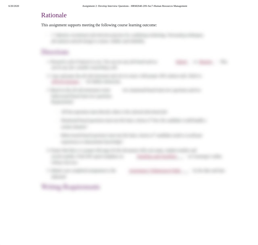 Assignment 2_ Develop Interview Questions - HRM2040-20S-Sec7-Human Resources Management.pdf_dvb7pnbmz7n_page2