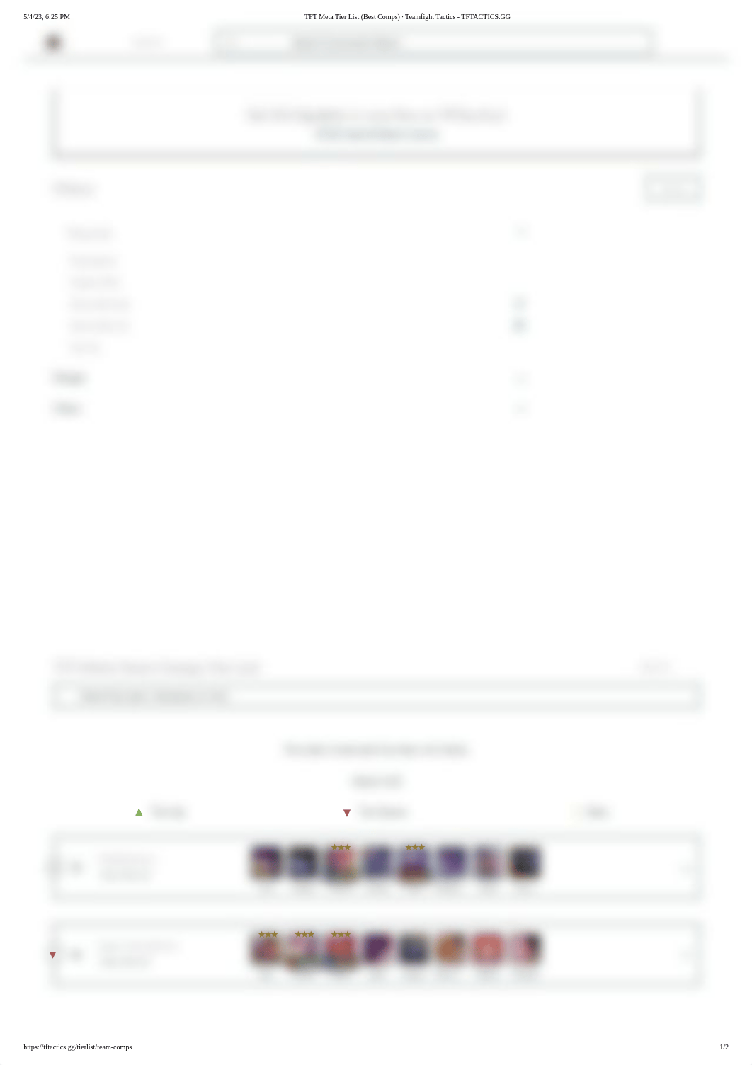 TFT Meta Tier List (Best Comps) · Teamfight Tactics - TFTACTICS.GG 5.pdf_dvbdjhs7t28_page1