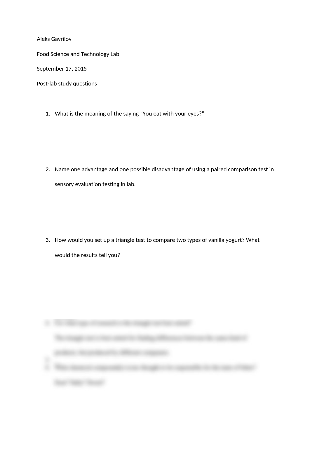 Sensory Evaluation Questions_dvbfvqd9q88_page1