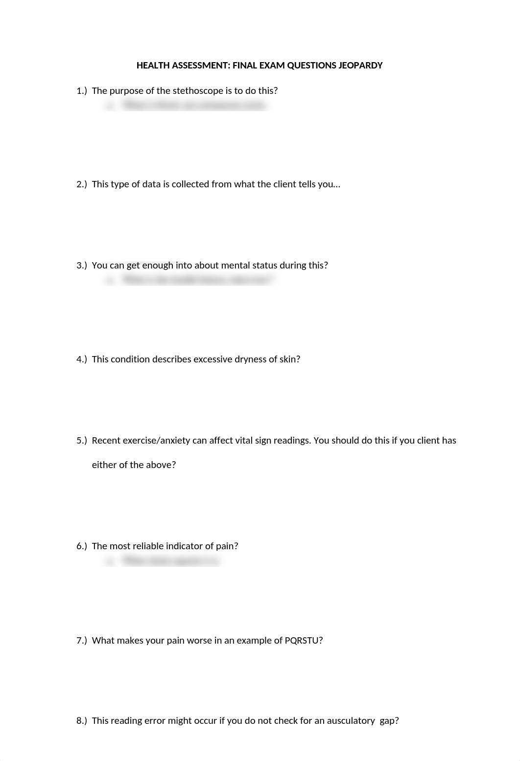 Health Assessment Final Exam QUESTIONS.docx_dvbfw0jx5tc_page1