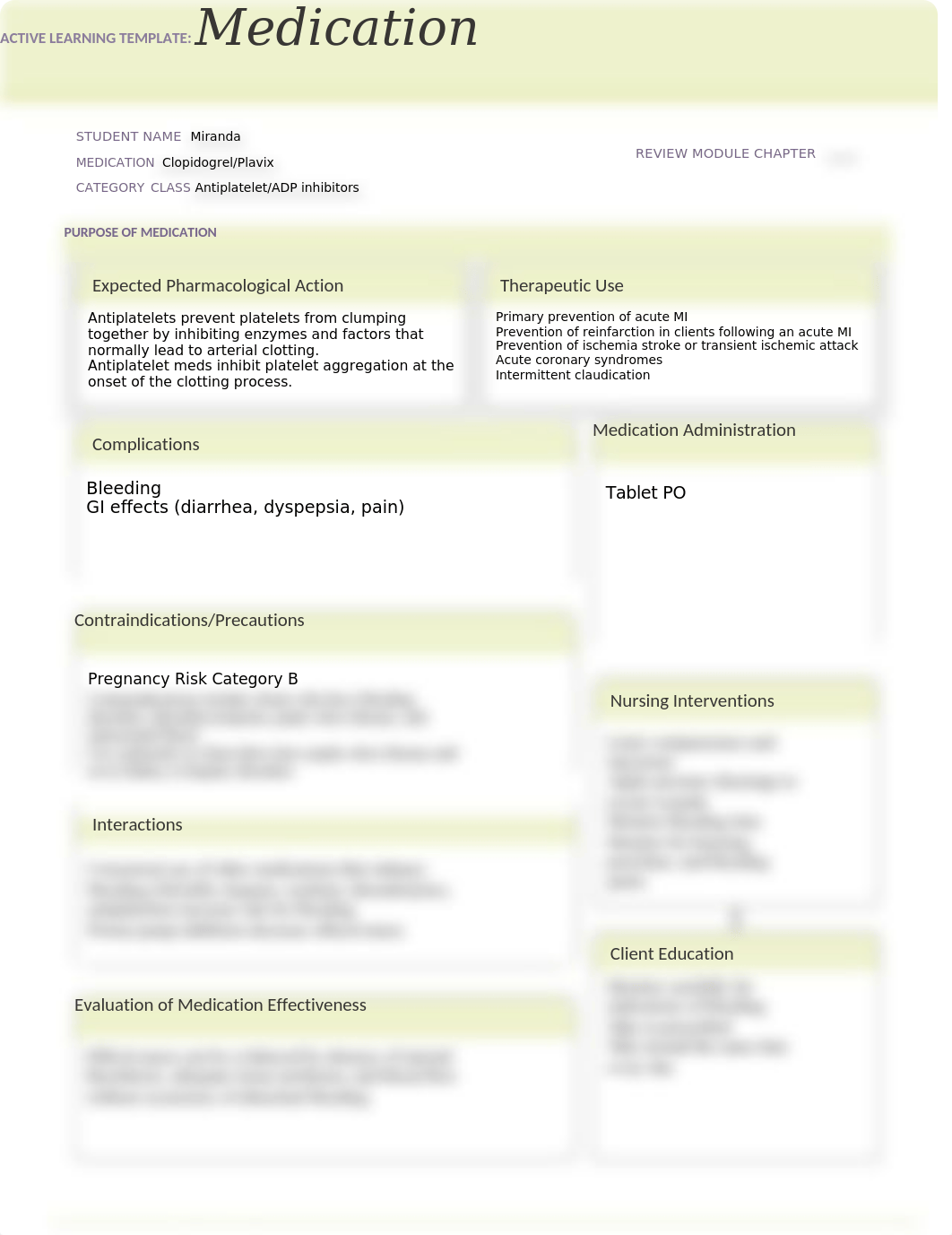 ATI Medication Template Clopidogrel.docx_dvbqdez6g6h_page1