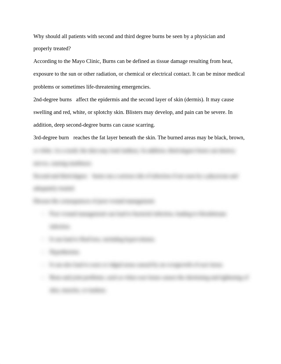 Why should all patients with second and third degree burns be seen by a physician and properly treat_dvc7jk166o8_page1